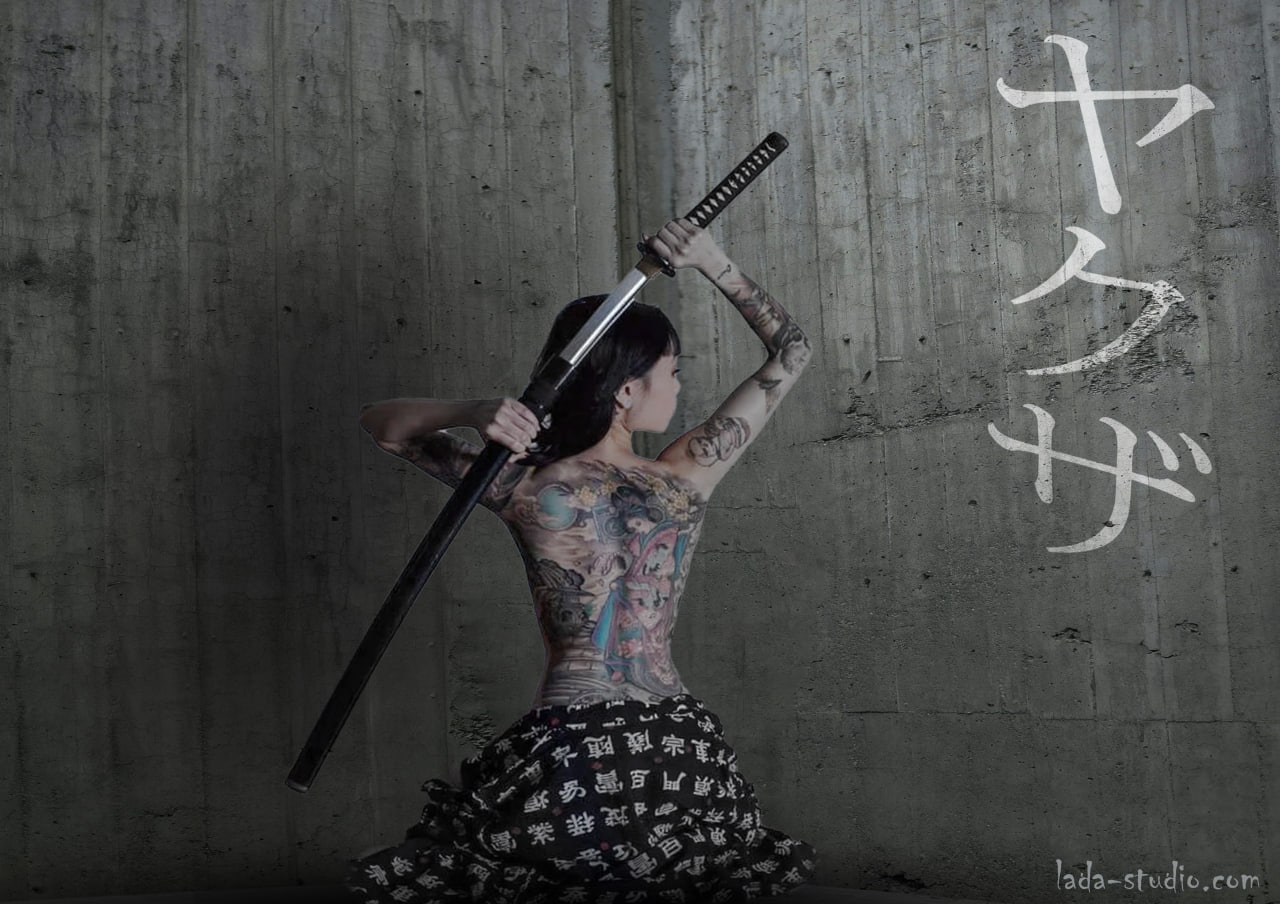 Photoshop. Yakuza. lada-studio.com